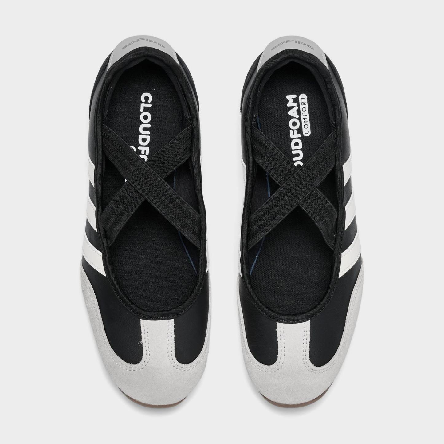 Women's adidas Barreda Mary Jane Casual Shoes - Core Black/Core White/Gum - view 5