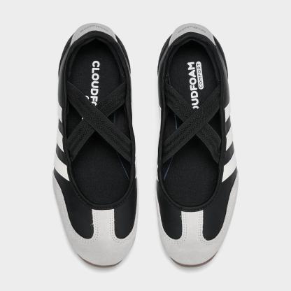 Women's adidas Barreda Mary Jane Casual Shoes - Core Black/Core White/Gum - view 5