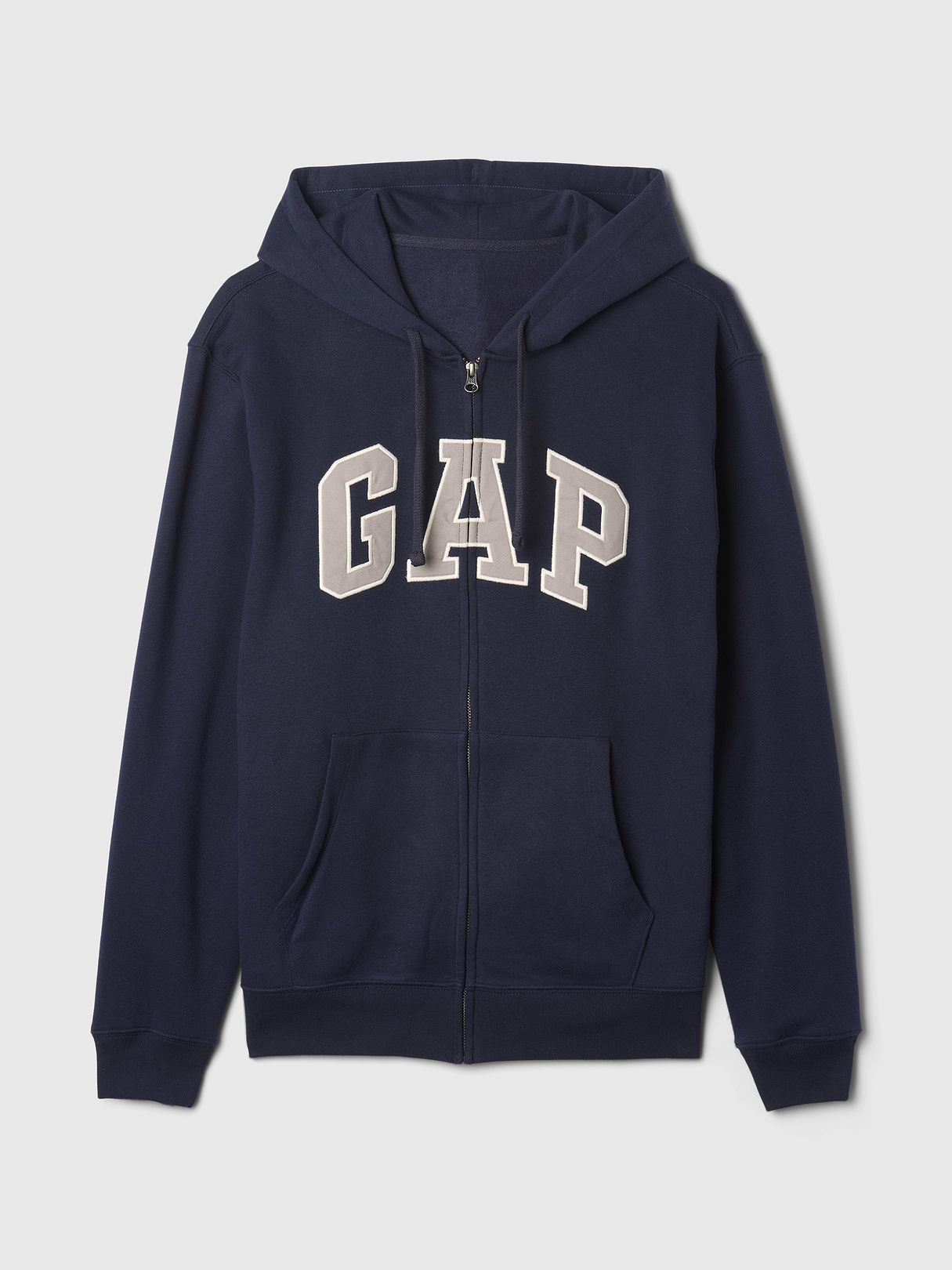 Adult VintageSoft Arch Logo Zip Hoodie - Tapestry navy blue