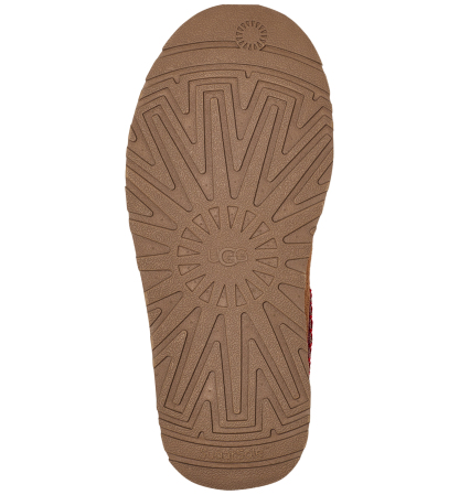 UGG® Kids Tazz Slip-On Clog Slippers - Chestnut