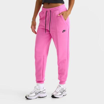 Women's Nike Sportswear Tech Fleece Jogger Pants - Playful Pink/Black