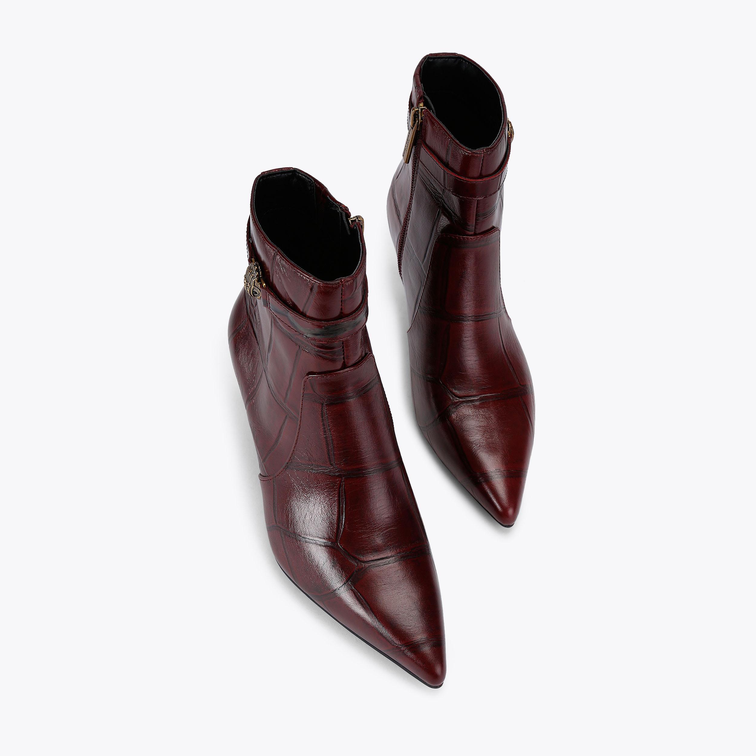 Kurt Geiger London Kensington Ankle Boot - Red - view 3