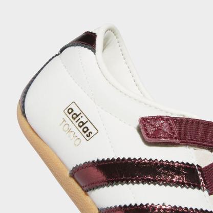 Women's adidas Originals Tokyo MJ Casual Shoes - Part 1 - Off White/Shadow Red/Gum - Detail shot