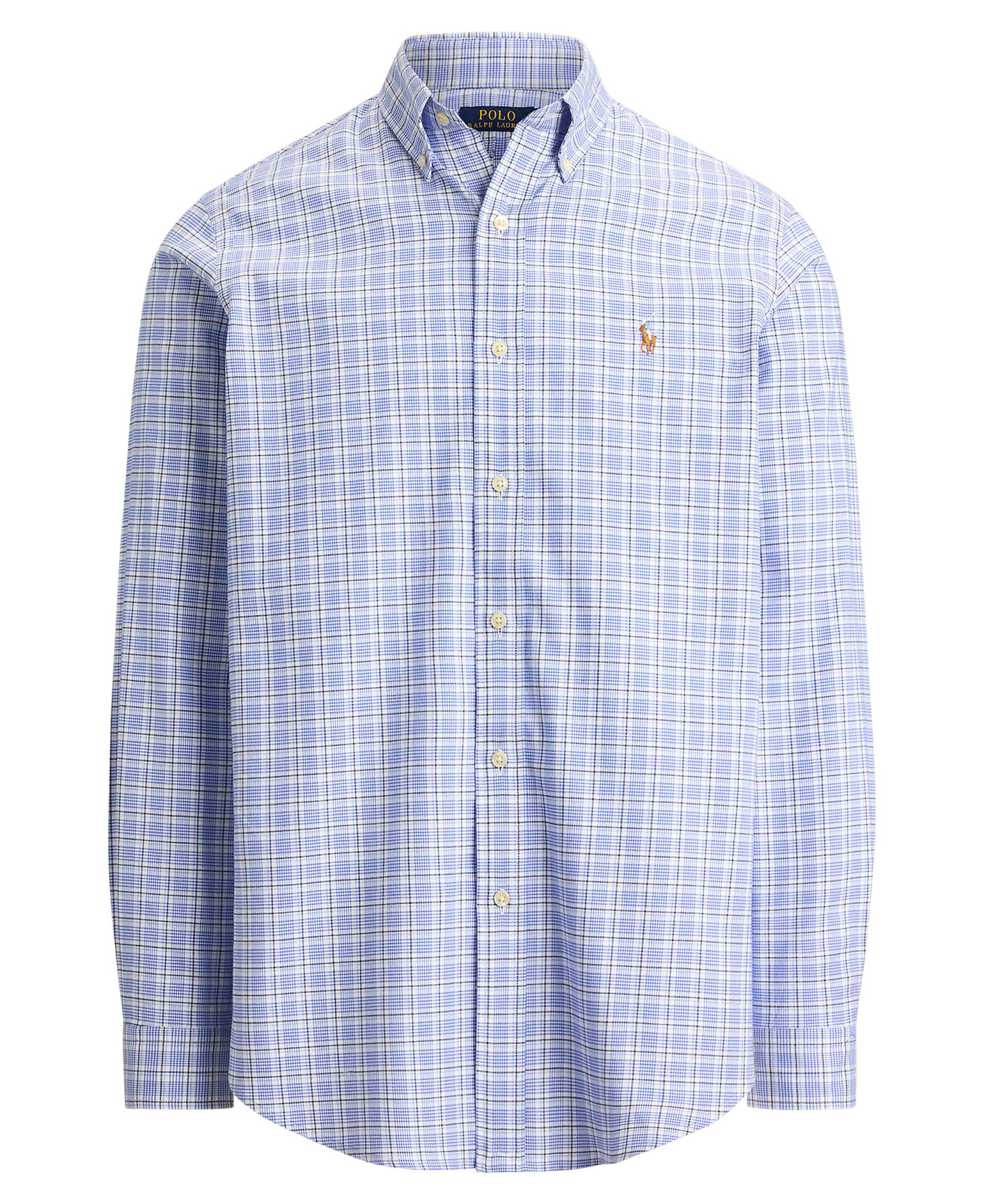 Polo Ralph Lauren Men's Classic-Fit Performance Oxford Shirt - 7373A Blue Multi