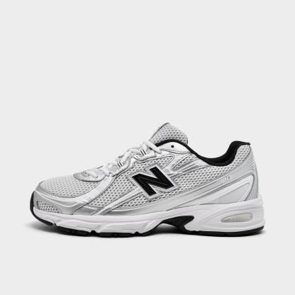 Men's New Balance 740 Casual Shoes - White/Silver Metallic - view 1