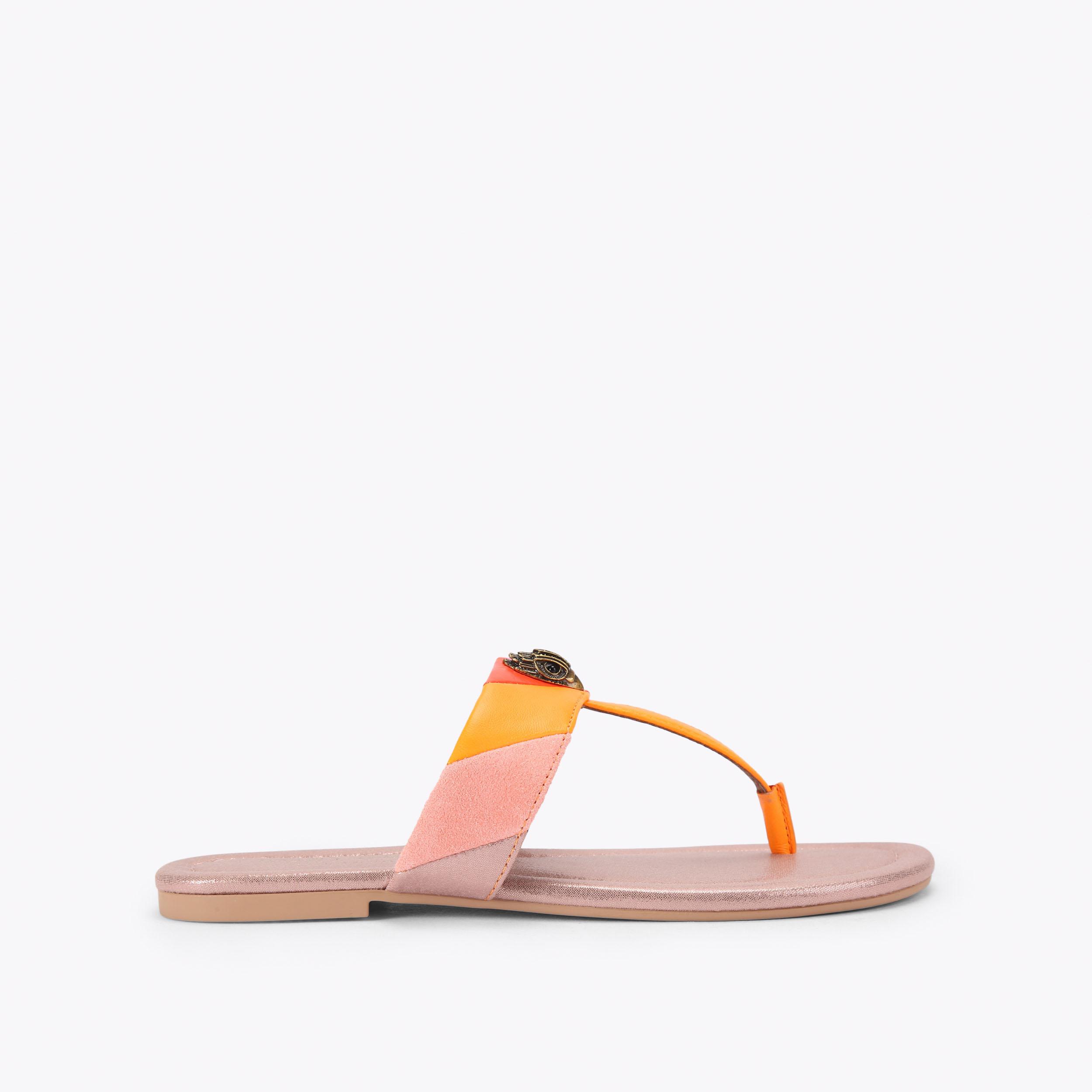 Kurt Geiger London Kensington T-bar Sandal - Pink