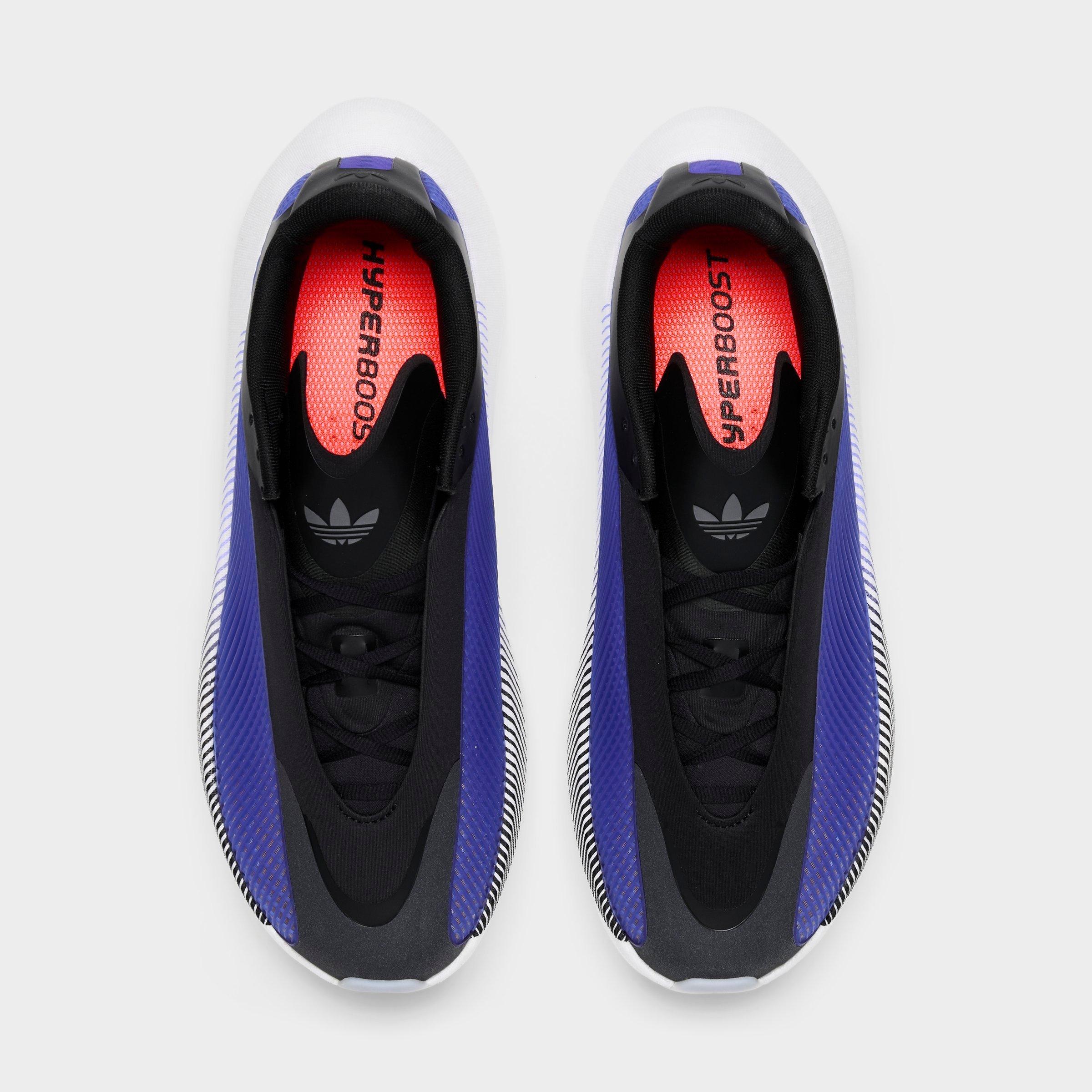 Men's adidas Originals HYPERBOOST EPHR Casual Shoes - White/Core Black/Solar Red - Top view