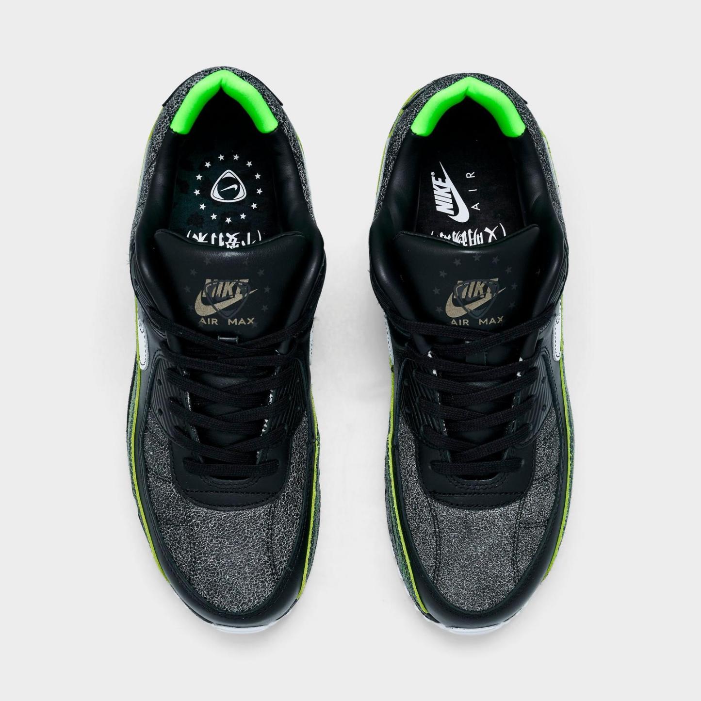 Men's Nike Air Max 90 Casual Shoes - Smoke Grey/Black/Anthracite (IU0523-010)