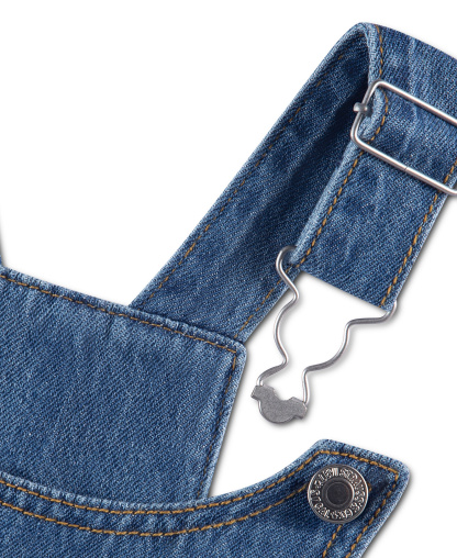 Levi's Toddler Girls' 2T-4T Hearts Detail Relaxed-Fit Overalls - Rodeo