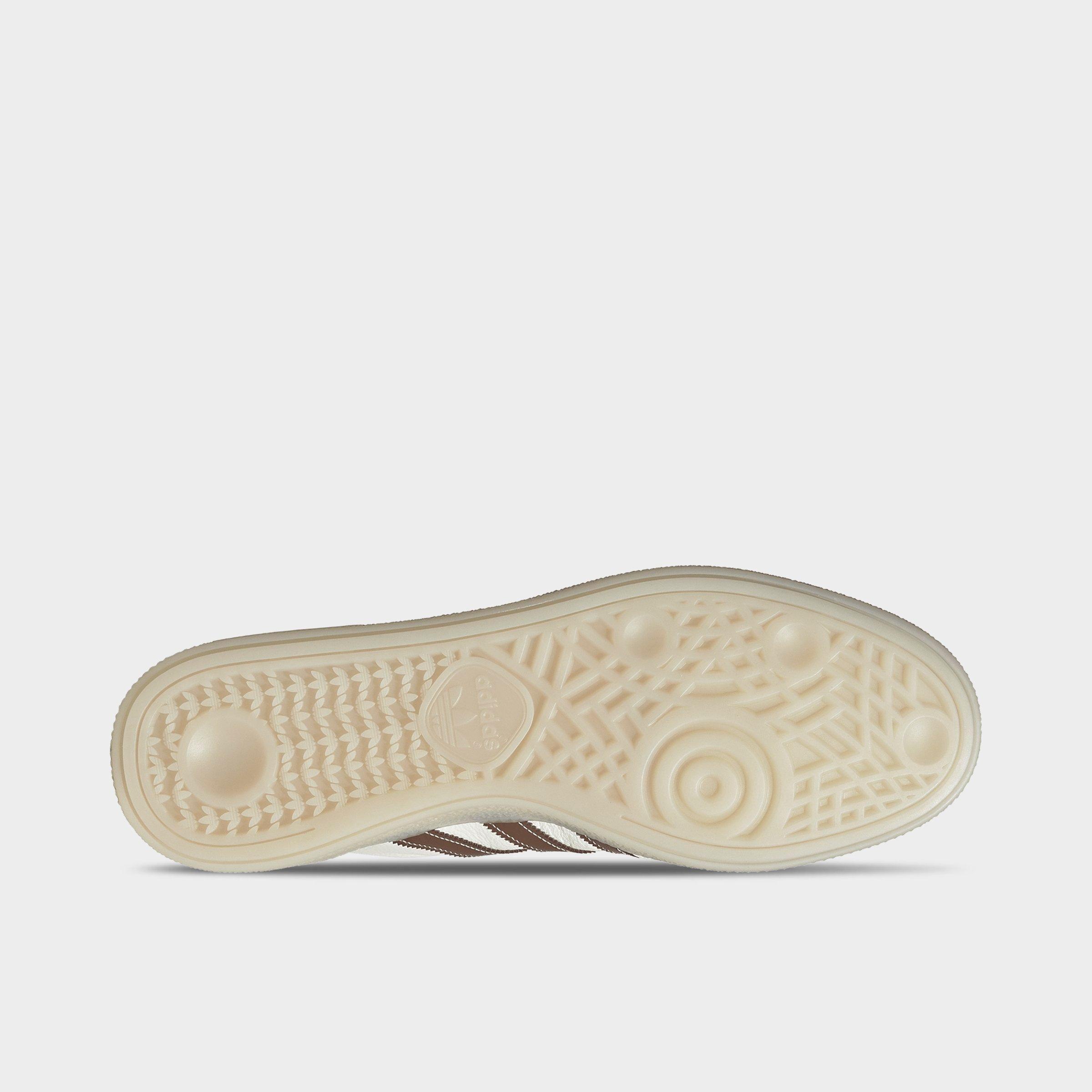 Men's adidas Originals Handball Spezial Casual Shoes - Part 3 - Core White/Preloved Brown/Off White - Bottom view