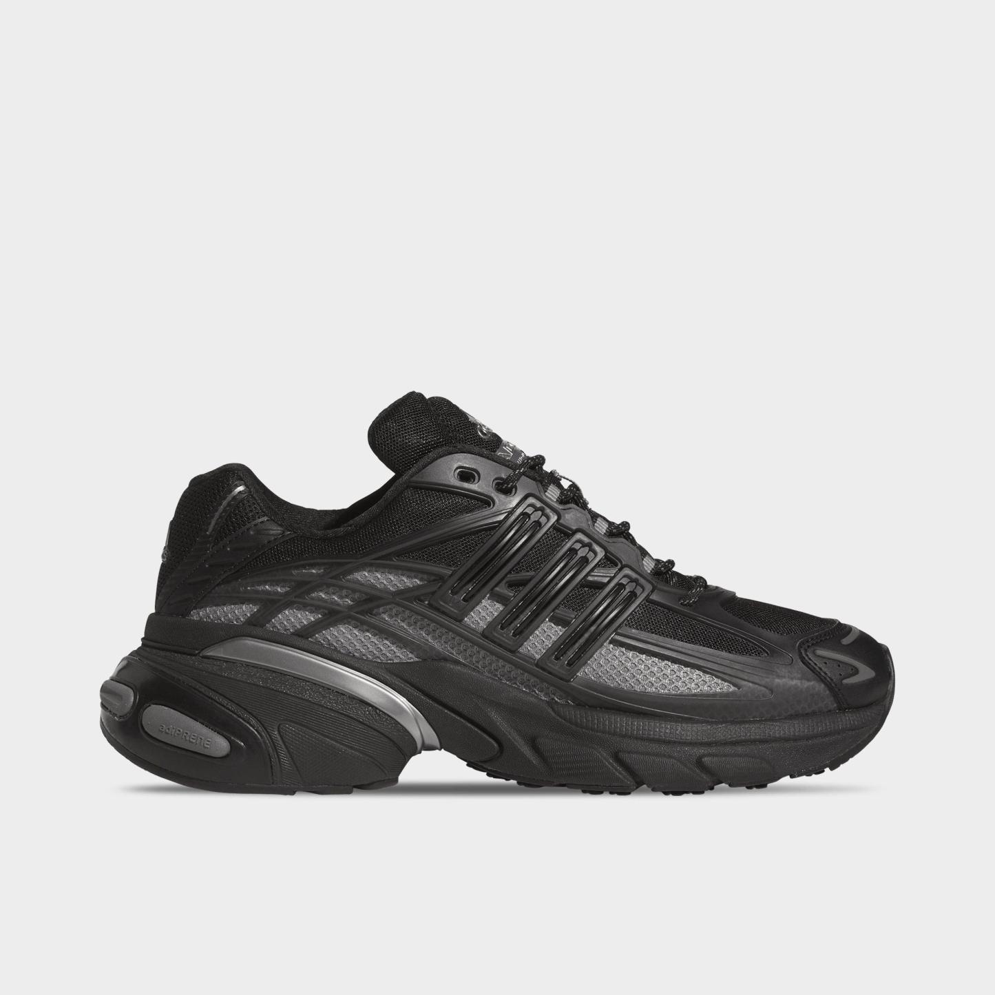 Men's adidas Adistar XLG 2.0 Casual Shoes - Part 2 - Core Black/Core Black/Grey - Left shoe facing left. Outside of the shoe.
