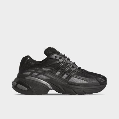 Men's adidas Adistar XLG 2.0 Casual Shoes - Part 2 - Core Black/Core Black/Grey - Left shoe facing left. Outside of the shoe.