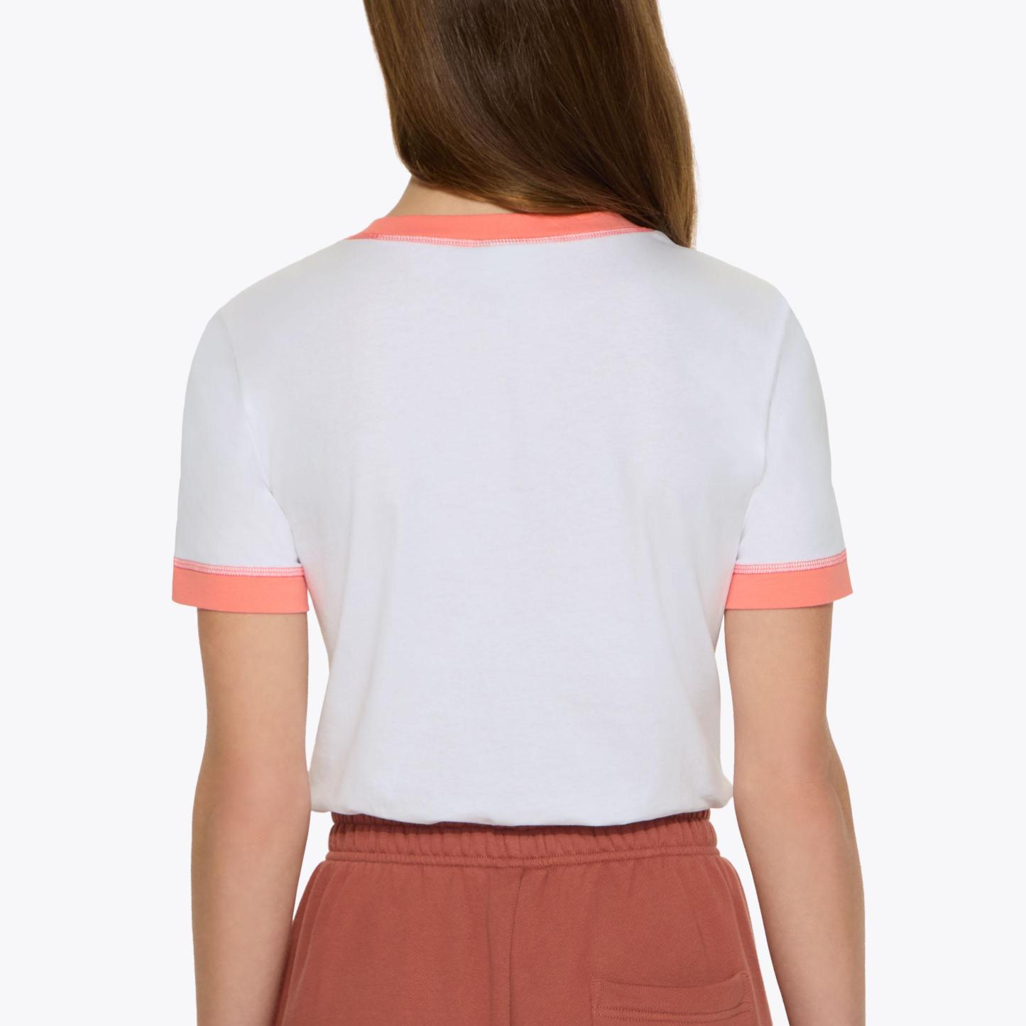 Kurt Geiger London Kurt Cabana Cropped T-shirt - White - view 5