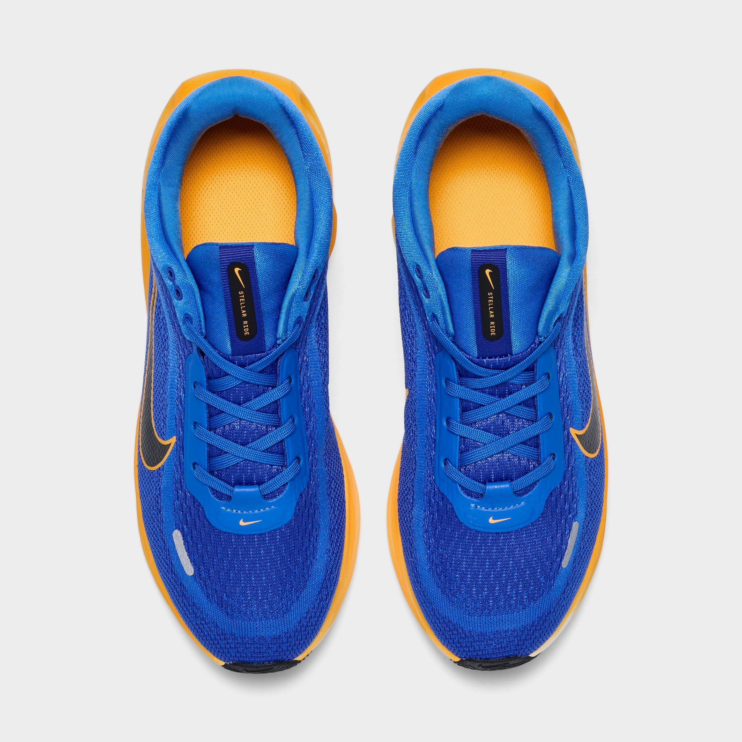 Big Kids' Nithtke Stellar Ride Running Shoes - Blue Crystal/Lapis/Volt Tint/Off Noir - Top view
