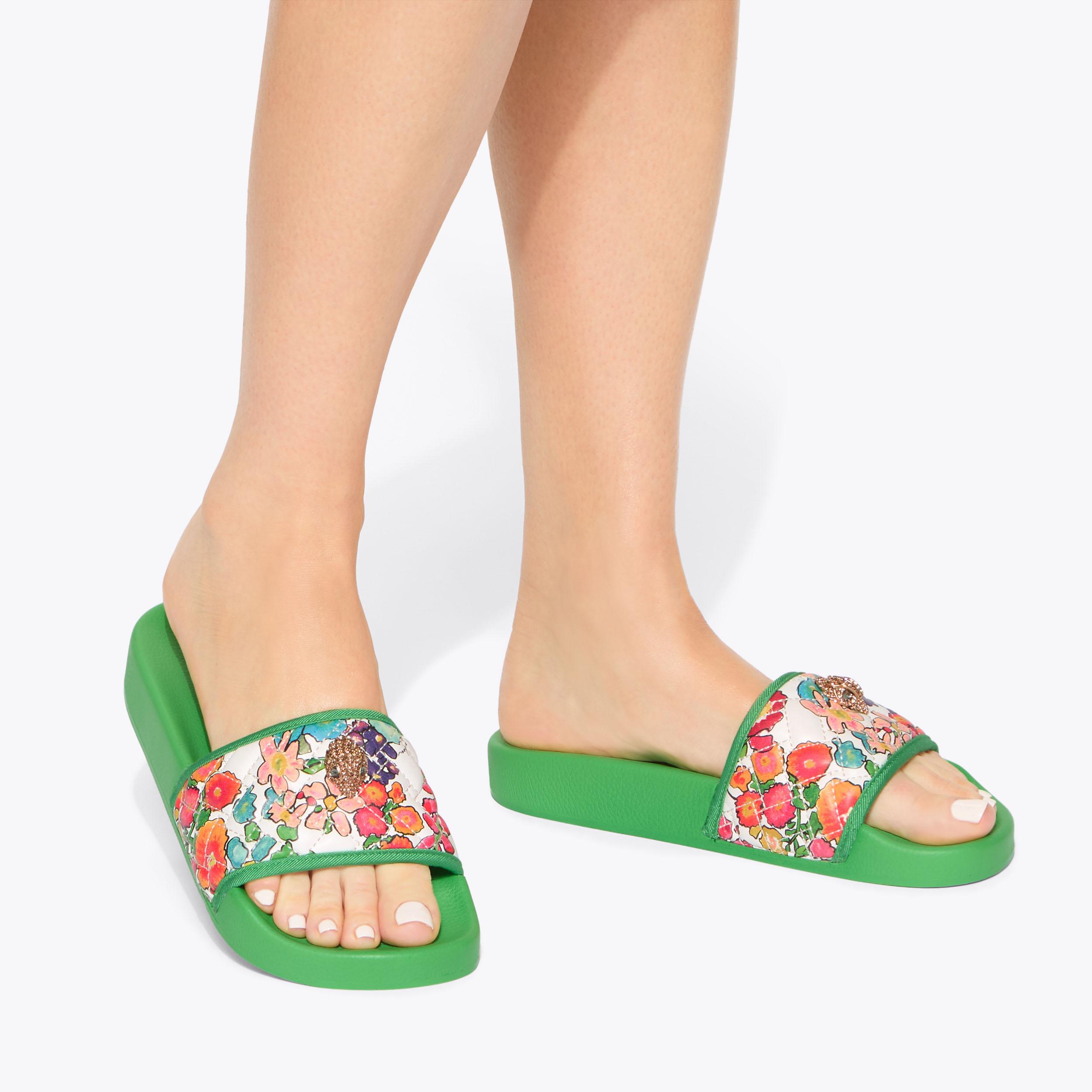 Kurt Geiger London Meena Eagle Slide - White - view 2