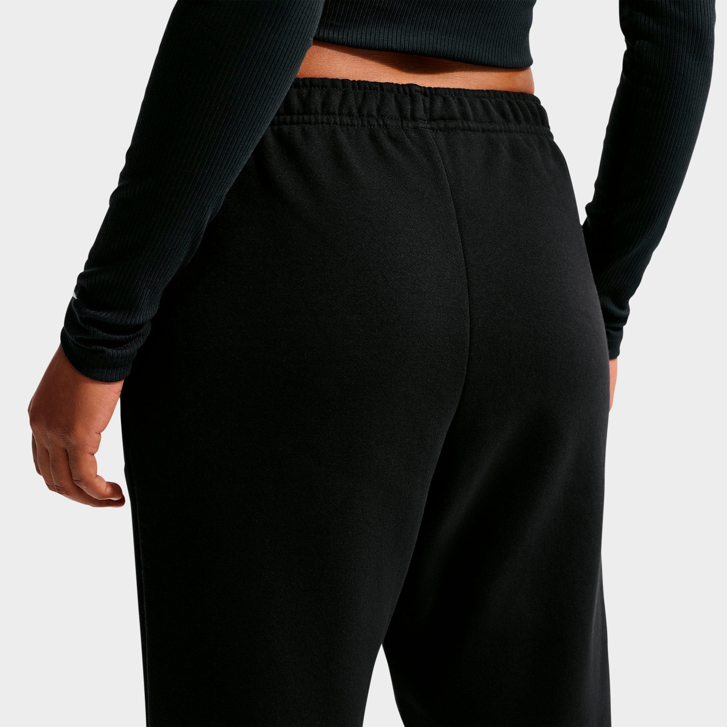 Women's Nithtke Studio Fleece Medium-Weight Mid-Rise Jogger Pants - Total Black/Sail