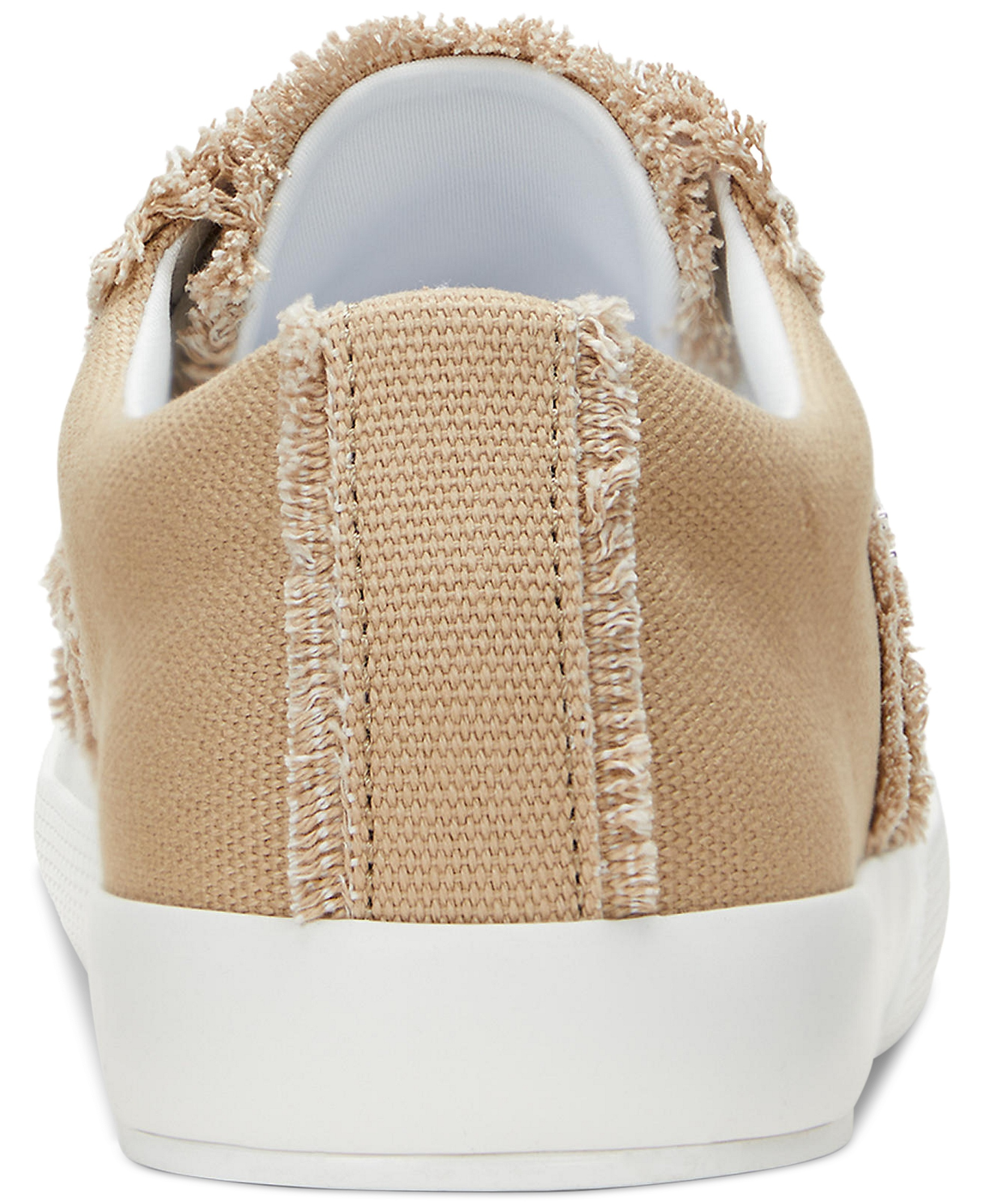Lauren Ralph Lauren Women's Janson Frayed Canvas Sneakers - Sand Dune