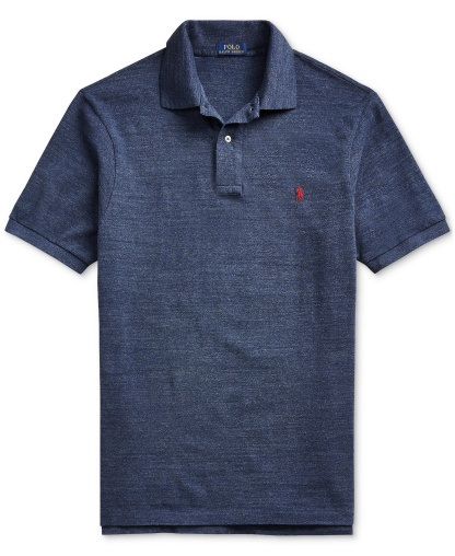 Polo Ralph Lauren Men's Big & Tall Cotton Short-Sleeve Polo Shirt - Classic Royal Heather