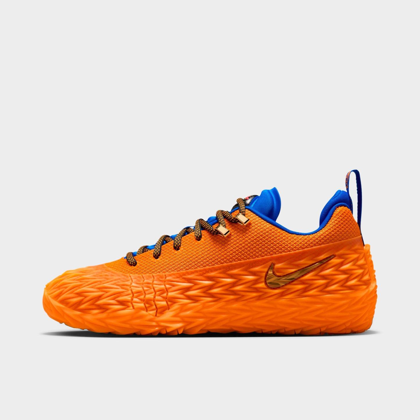 Men's Nithtke S.T. Charge PE Cade Cunningham Basketball Shoes - Bright Ceramic/Metallic Gold - Left shoe facing left. Outside of the shoe.