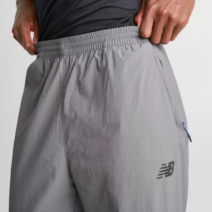 Men's New Balance Vision Pack Track Pants - Grey/Black/Blue - view 5