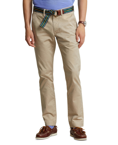 Polo Ralph Lauren Men's Slim-Fit Stretch Chino Pants - Khaki Tan