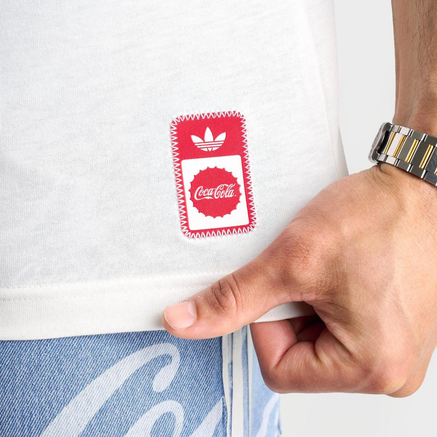 Men's adidas Originals x Coca-Cola Cali T-Shirt - White - view 6