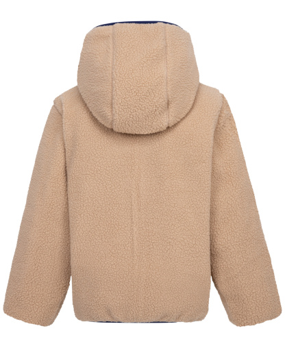 Nike Boys' 4-7 Reversible Faux-Sherpa Hooded Jacket - Navy