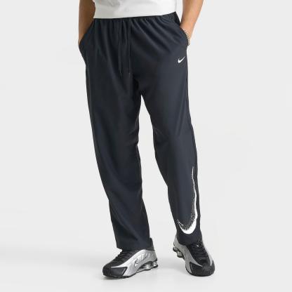 Men's Nike Dri-FIT Form Graphic Track Pants - Black/Dark Smoke Grey