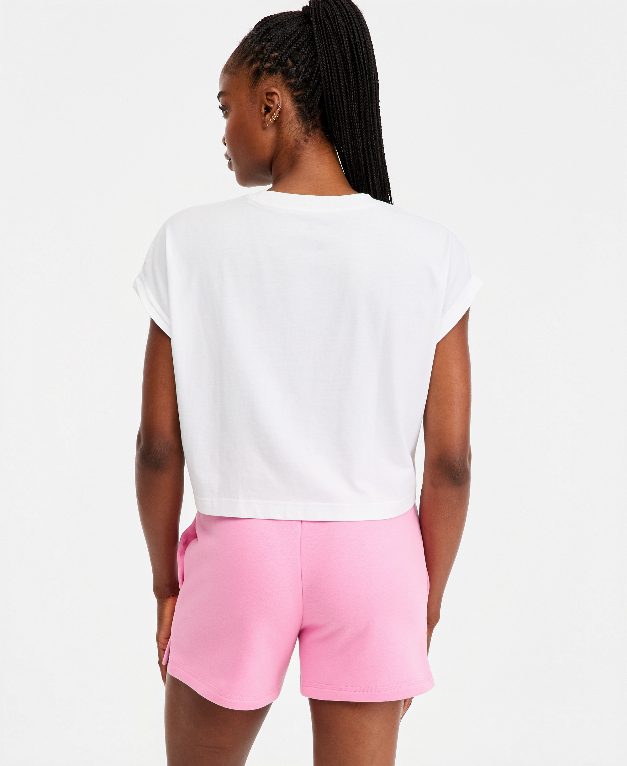 adidas Women's Summer Romance Crewneck Graphic Cotton T-Shirt - White