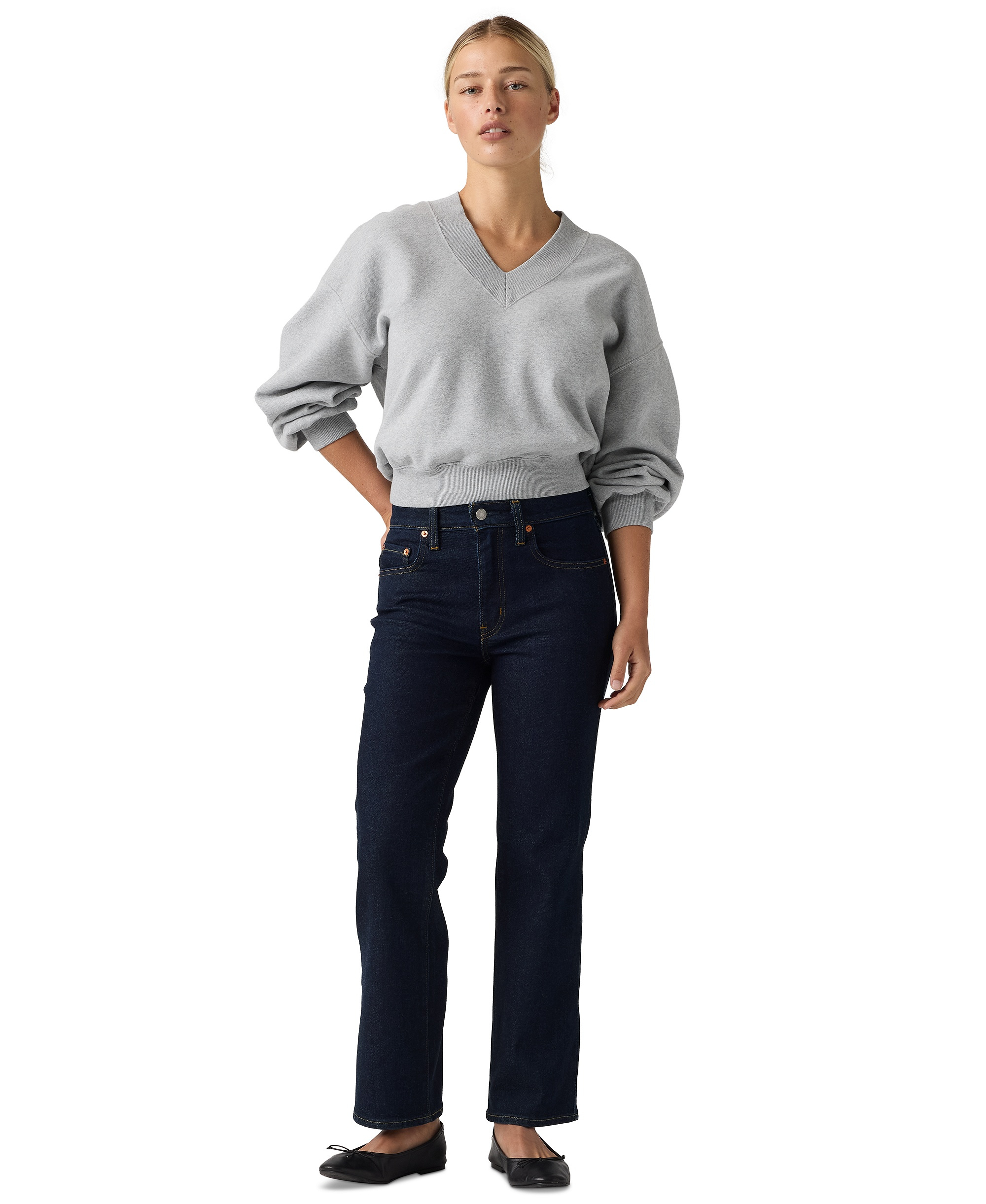 Levi's Women's 725 High-Rise Kick Boot Jeans - The Real Thing