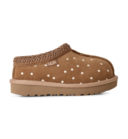 UGG® Toddler Kids Tasman II Shiny Dots Clog Slippers - Chestnut