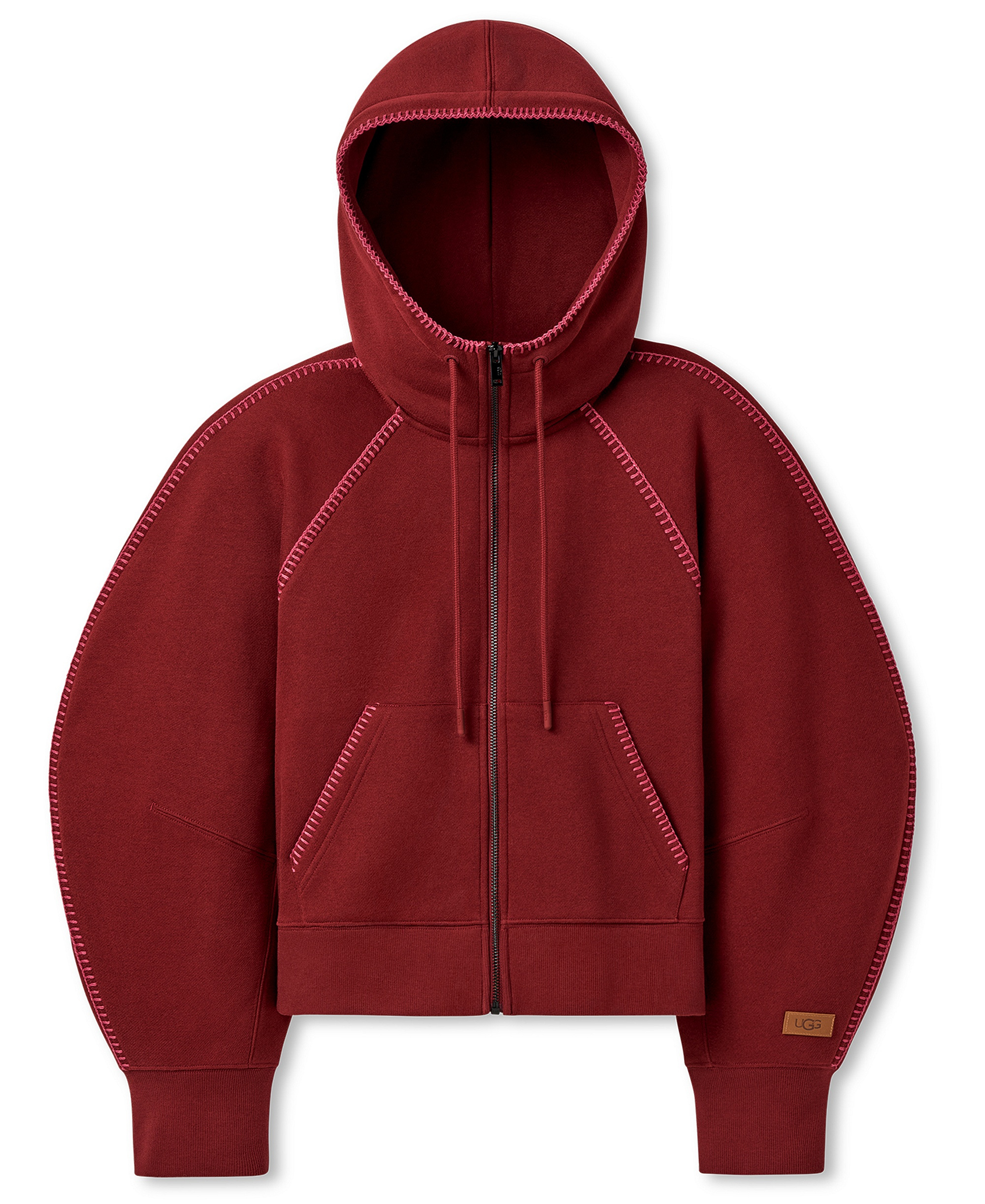 UGG Women's Classic Long-Sleeve Full-Zip Hoodie - Coffee Berry