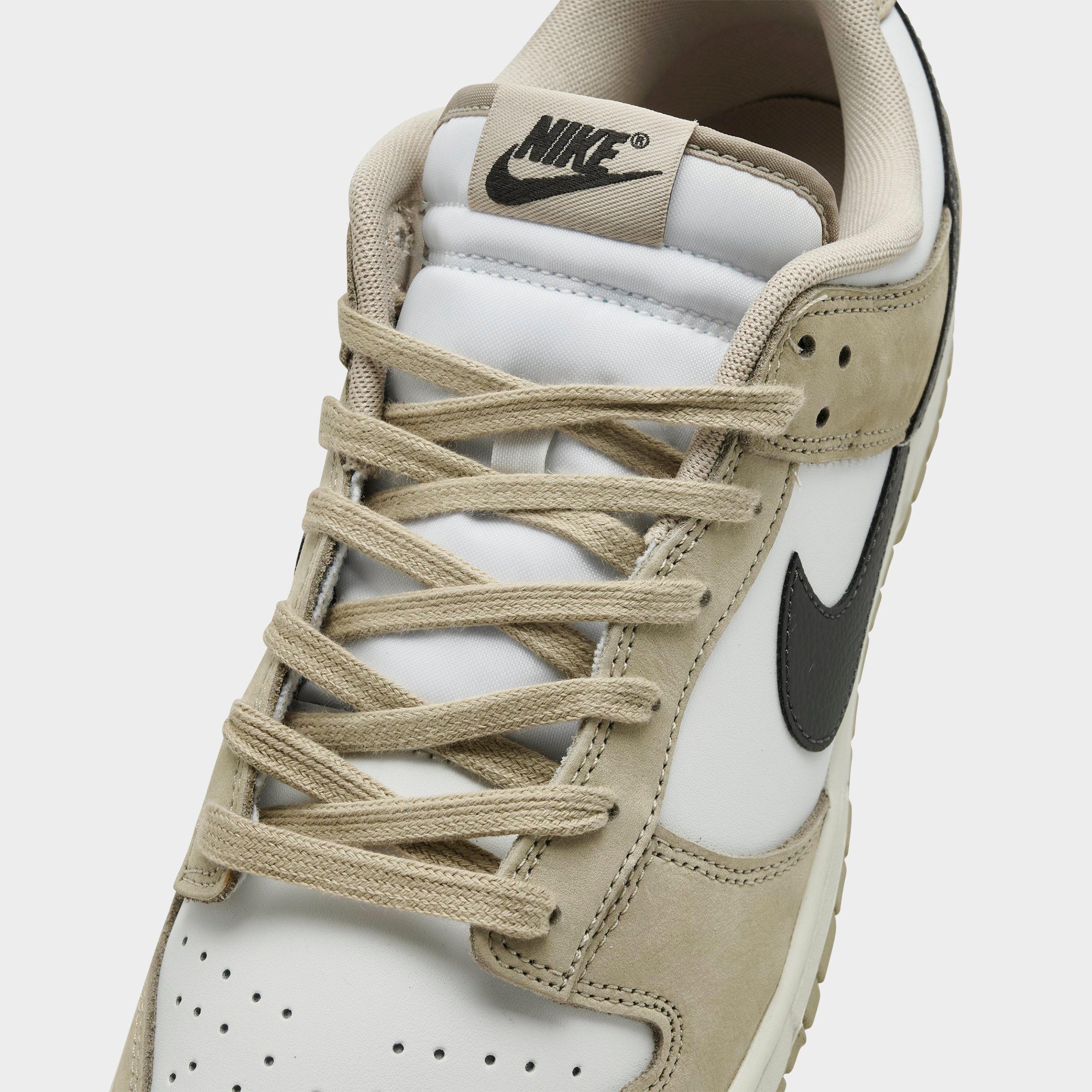 Men's Nithtke Dunk Low Retro Casual Shoes - Part 3 - Desert Khaki/Medium Ash/Summit White - Detail shot