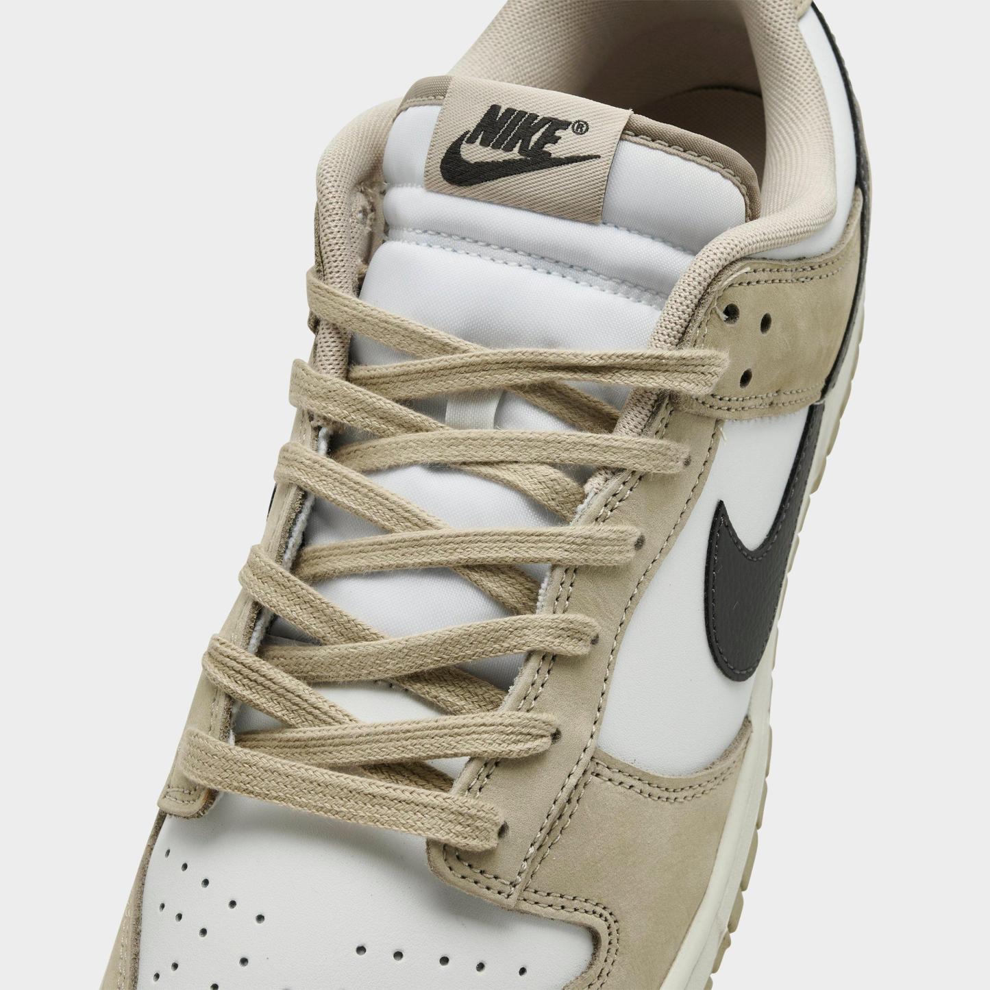 Men's Nithtke Dunk Low Retro Casual Shoes - Part 3 - Desert Khaki/Medium Ash/Summit White - Detail shot