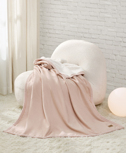 Kirkwood UGG Braid Throw, 50" x 70" - Himalayan Salt
