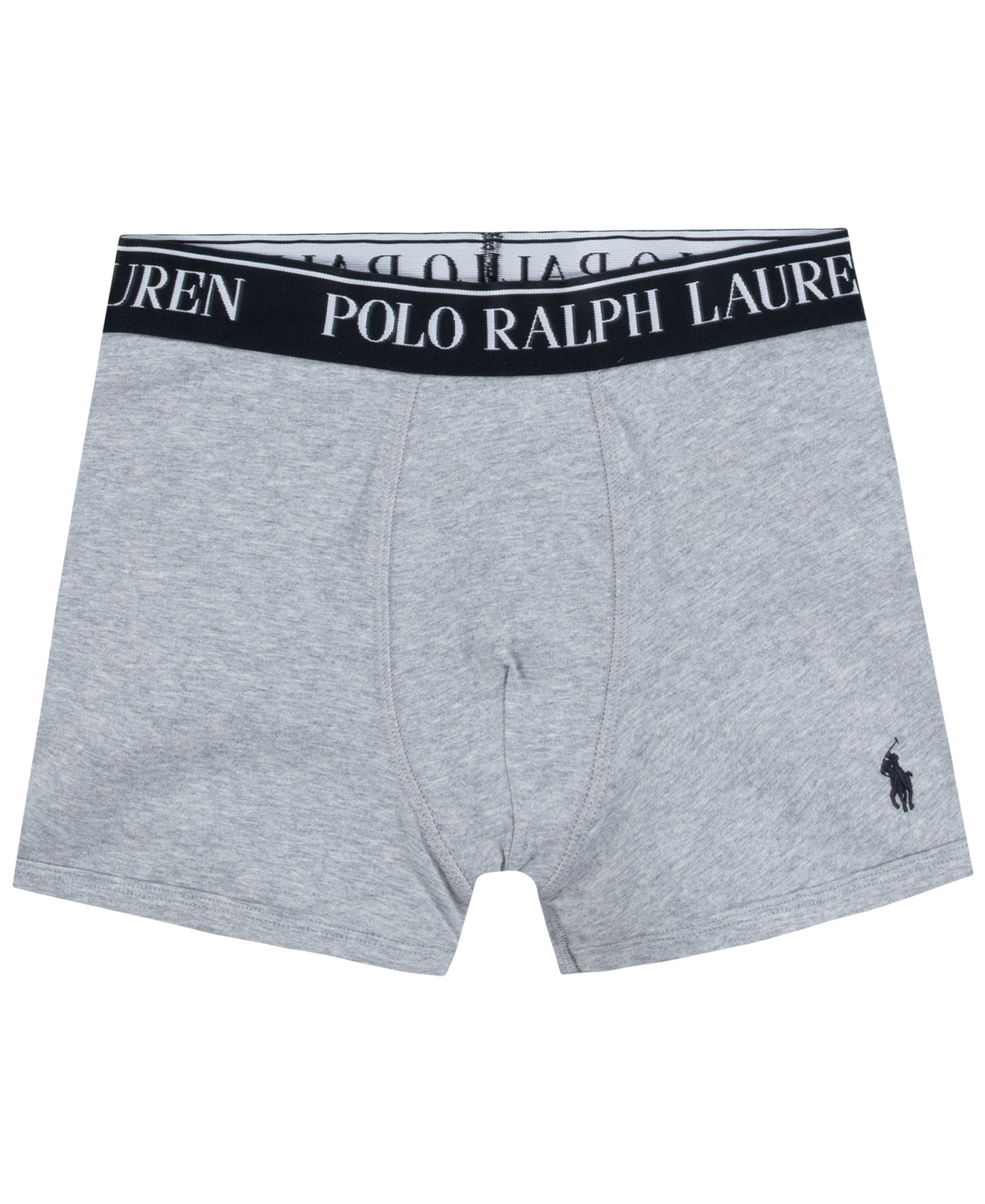 Polo Ralph Lauren Boys' 8-20 Cotton Stretch Boxer Briefs, 3-Pack - Black/Gray