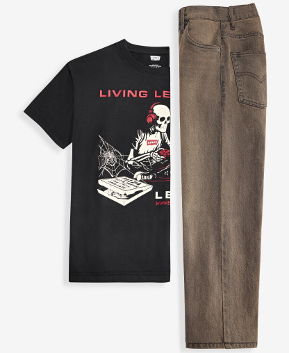 Levi's Boys 8-20 Gamer Life Tee & 578 Baggy-Fit Jeans - Jupiter