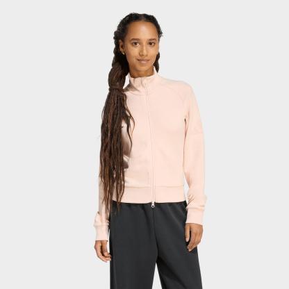 Women's adidas Sportswear Soft Lux Slim Track Top - Blush Pink - view 1