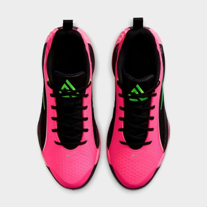 Men's Nithtke Giannis Immortality 5 Basketball Shoes - Part 1 - Hyper Pink/Oracle Pink/Black/Volt - Top view