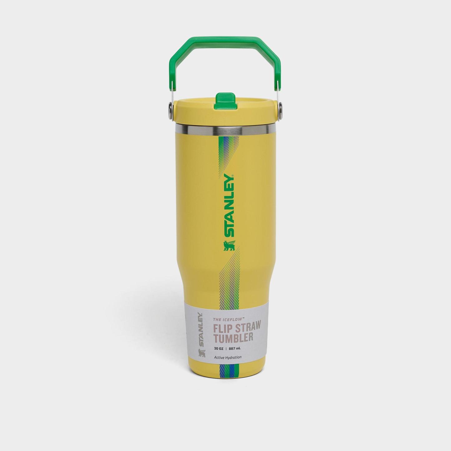Stanley The Country Collection IceFlow Flip Straw Tumbler (30 oz) - Yellow/Green