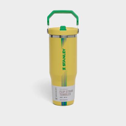 Stanley The Country Collection IceFlow Flip Straw Tumbler (30 oz) - Yellow/Green