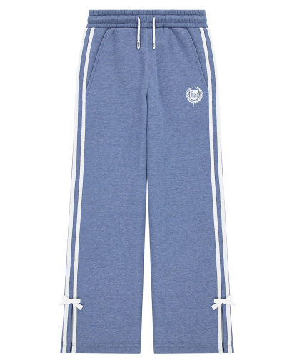 Levi's Girls' 7-16 Wide Leg Knit Pants - Bijou Blue Heather