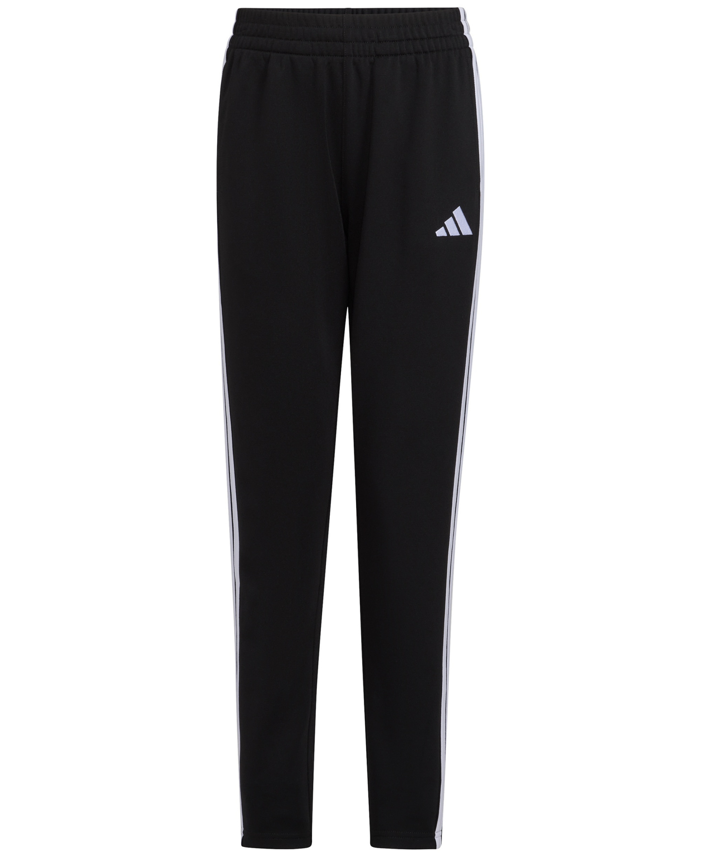 adidas Big Boys Elastic Waistband Tapered Pants - Black