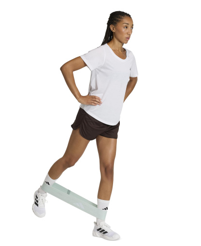 adidas Women's Workout Essentials Seamless Scoop Neck T-Shirt - White