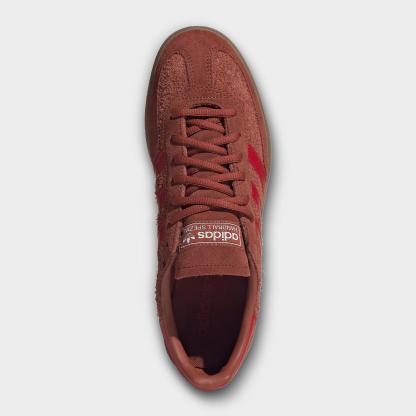 Men's adidas Originals Handball Spezial Casual Shoes - Part 1 - Burnt Sienna/Equipment Red/Gum - Top view