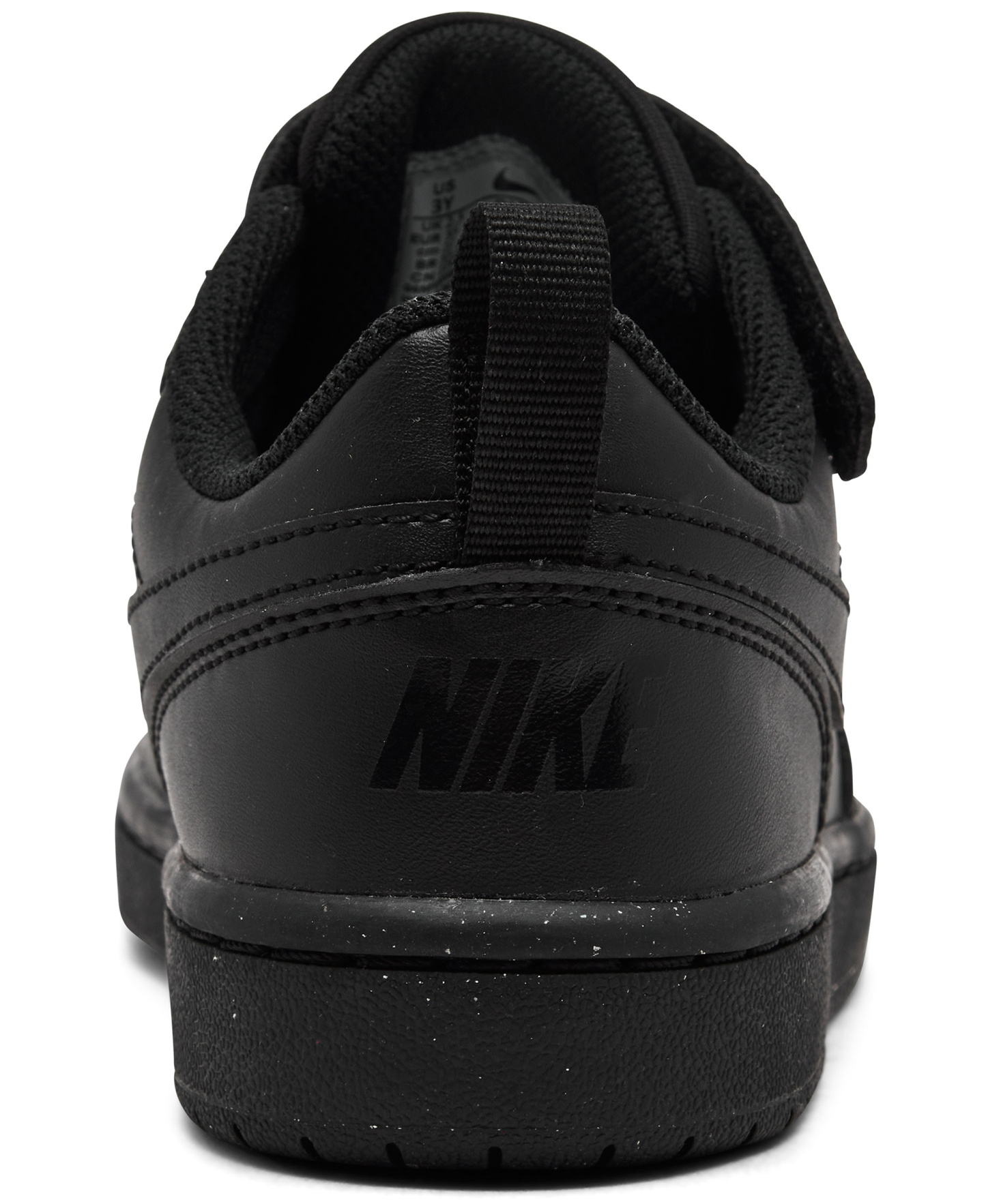 Nike Little Kids Court Borough Low Recraft Adjustable Strap Casual Sneakers From Finish Line - Black
