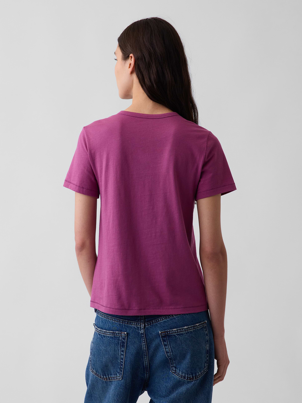 Organic Cotton VintageSoft T-Shirt - Dahlia purple