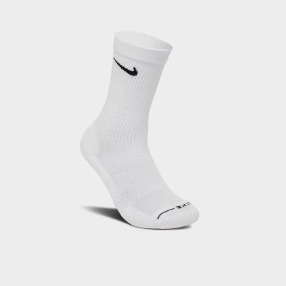 Nithtke Everyday Elevated Crew Socks (6-Pack) - White/Black