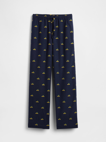 Adult Softest Flannel PJ Pants - Taxi cabs