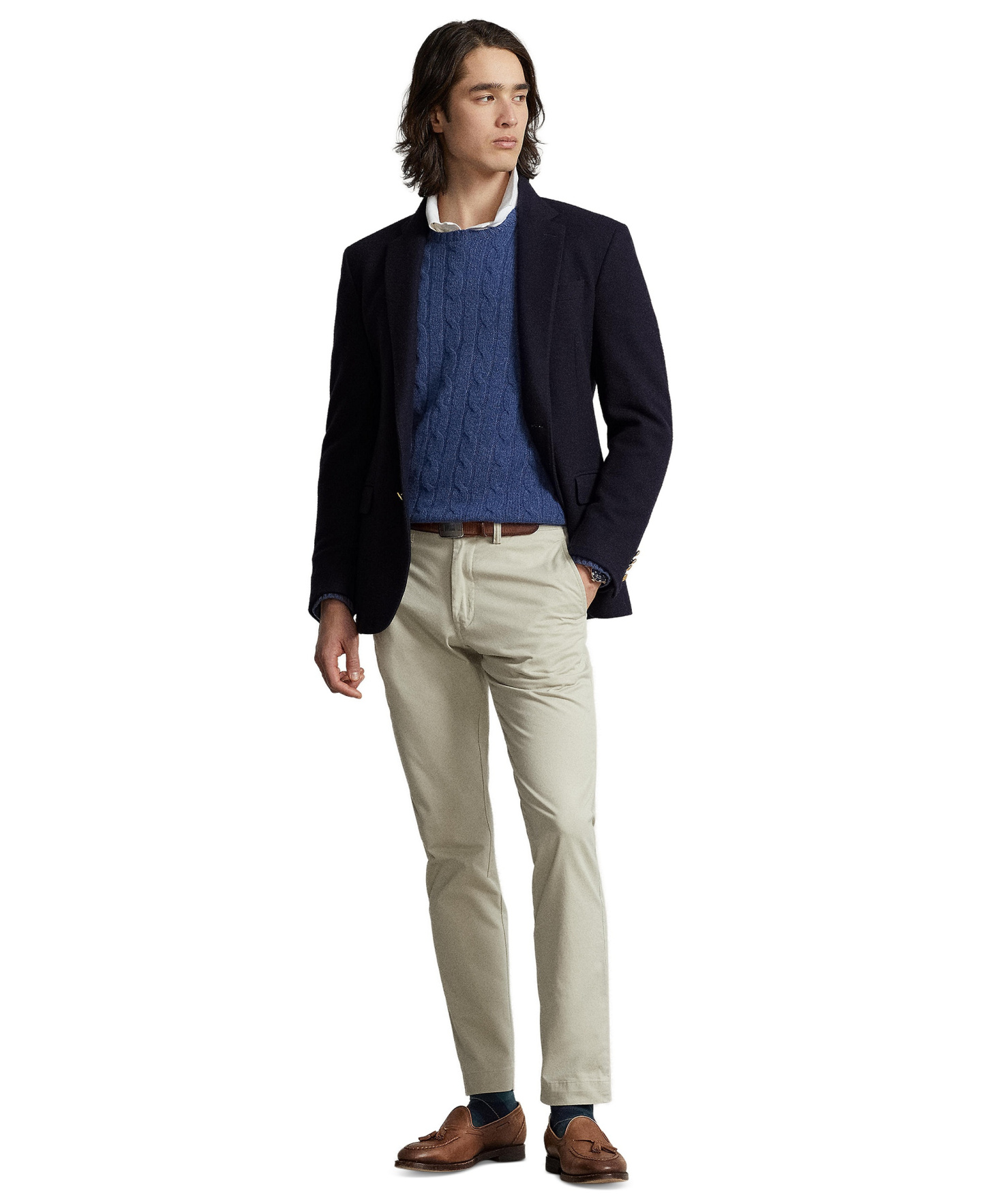 Polo Ralph Lauren Men's Slim-Fit Stretch Chino Pants - Nautical Ink